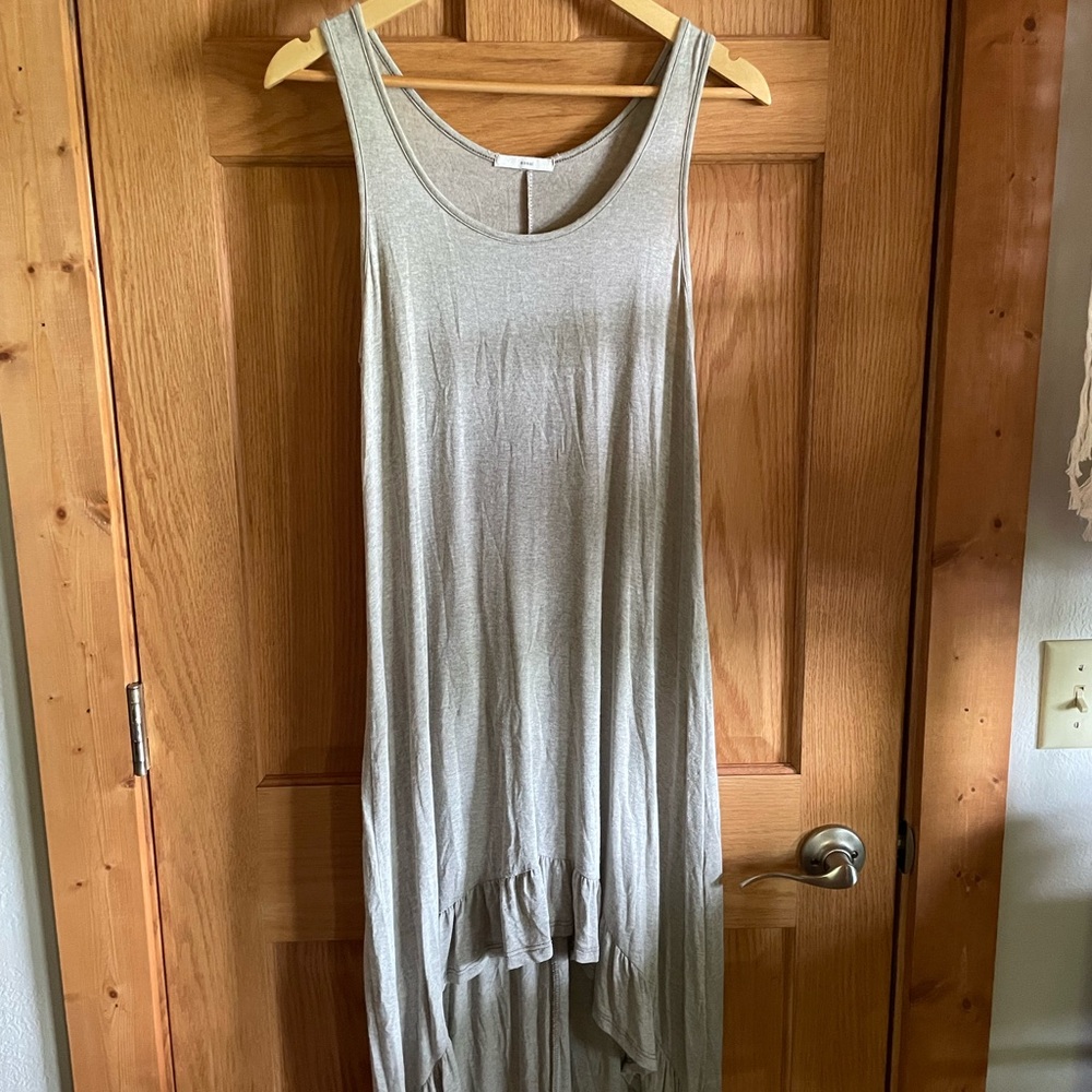 NWOT Easel High Low Dress in Gray